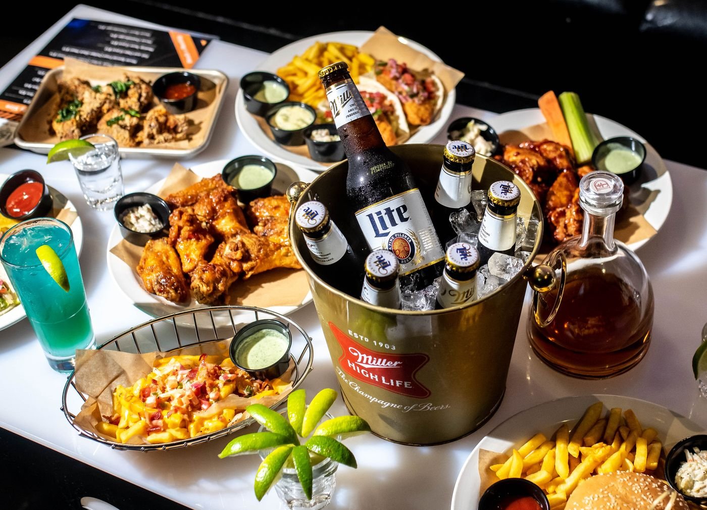 Food and drinks at iRock